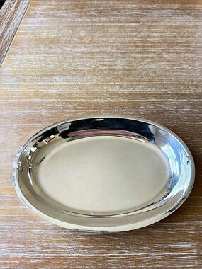 Carrington & Co. Silver Plated Oval Tray 8.5 x 6